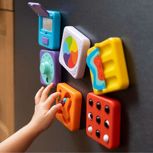 Sensorisches Quadrat PlayTab – Weiß-schwarze Kugeln