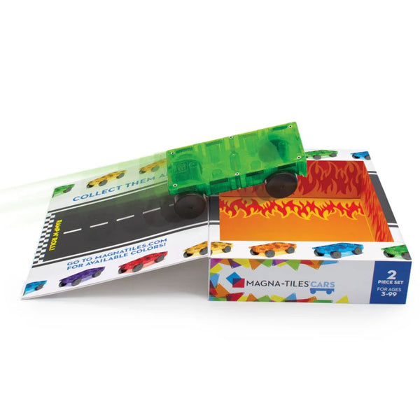 Magnetklötze – Cars 2, grün und gelb