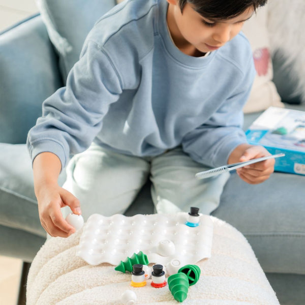 Logikspiel – Drei Schneemänner (PL)