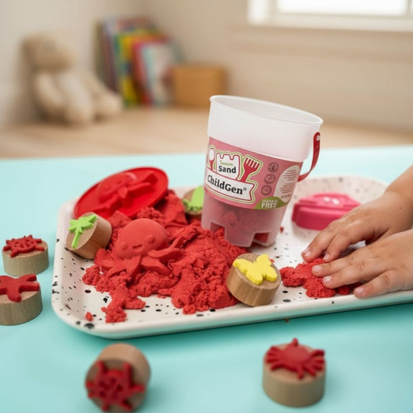 Kinetic Sand, 100 % natürlich – Rot 500 g