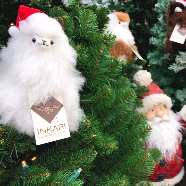Weihnachtsmannmütze für Alpaka