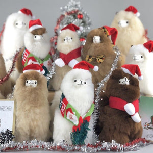 Weihnachtsmannmütze für Alpaka