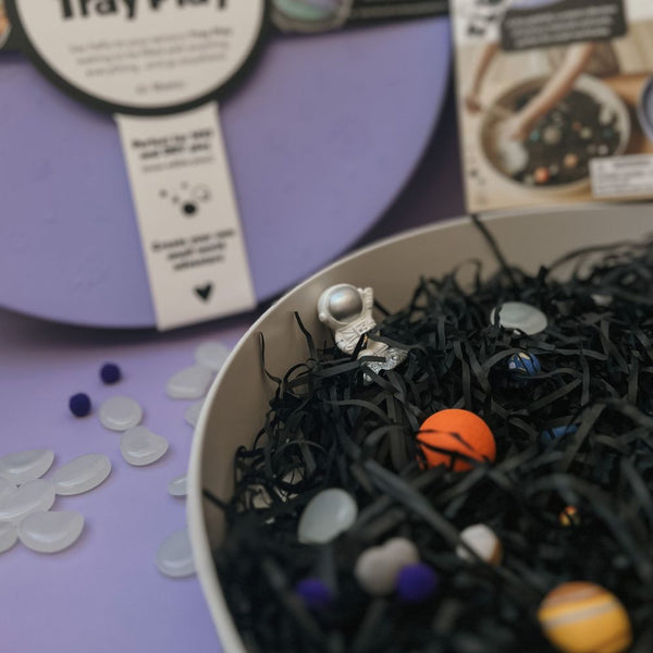 Sensorik-Set – Galaxie – Einsatz für die Sensorik-Schale Play Tray