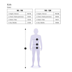 Blaues Ninja-Kostüm – Größe 116–128 cm (5–8 Jahre)