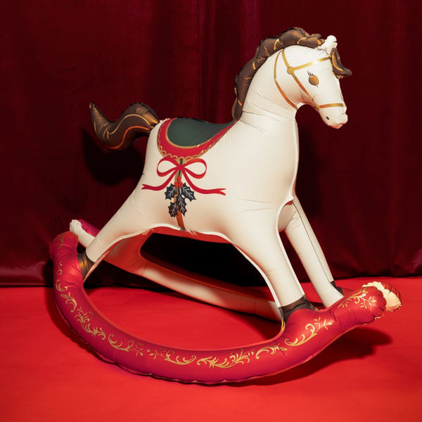 Stehender Folienballon – Schaukelpferd 118 x 104 cm