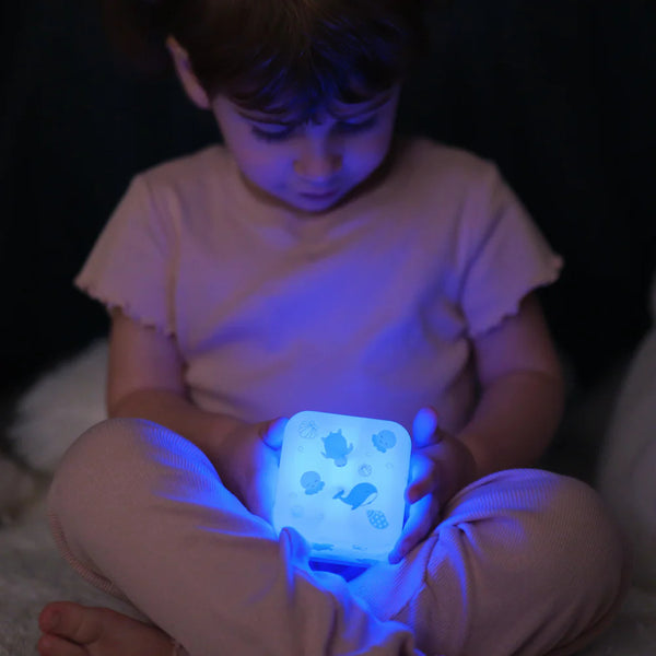 Tragbare Nachtlampe – Leuchtwürfel – Ocean