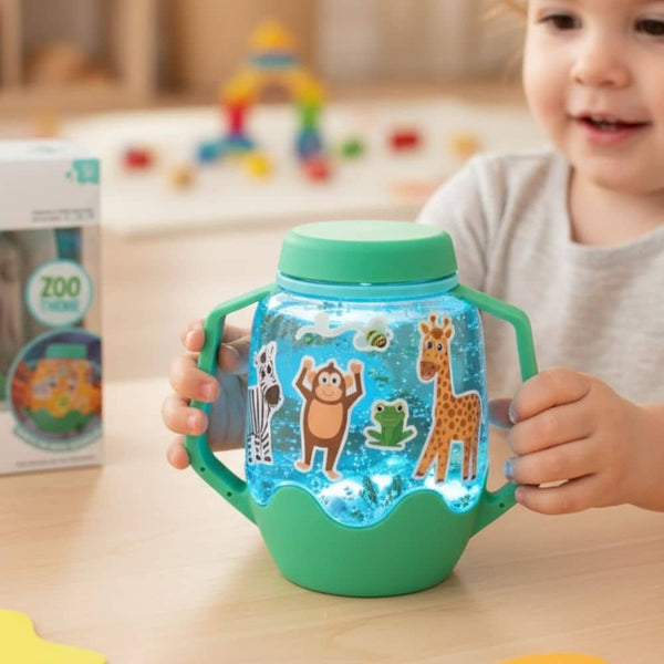 Sensorisches Glas zum Befüllen mit Wasser und Zubehör – Zoo