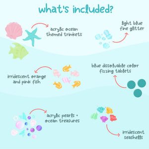 Set sensorischer Accessoires für Gläser – Meer