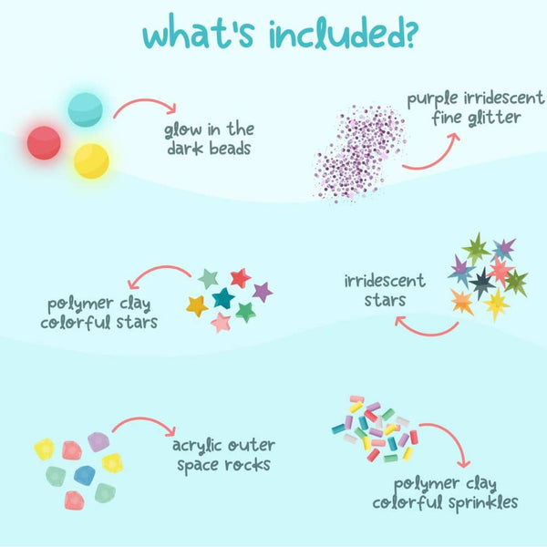 Set mit sensorischen Accessoires für Gläser – Kosmos