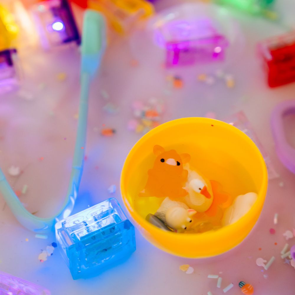 Set mit sensorischen Accessoires für Gläser – Bauernhof