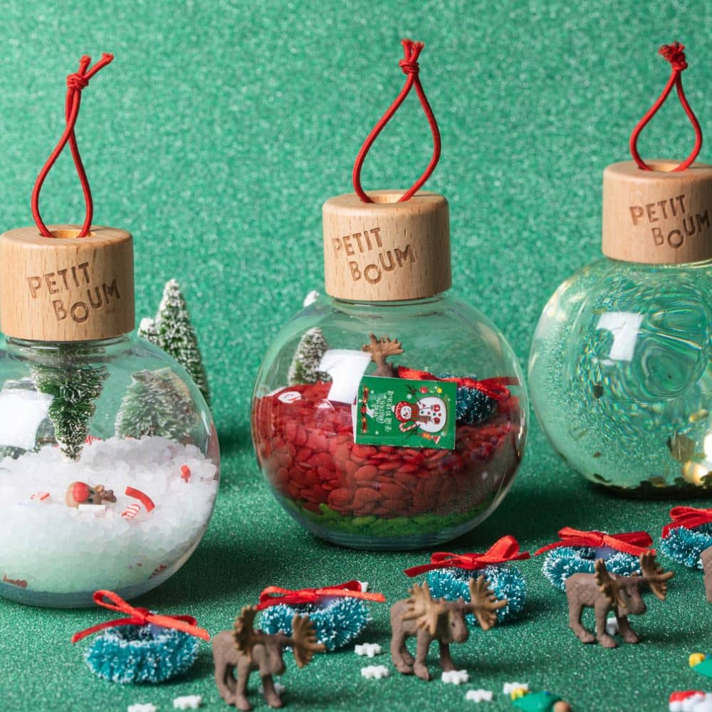 Set mit 3 Christbaumkugeln – Weihnachtskollektion