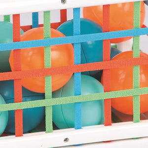 Manipulationswürfel-Sortierer mit flexiblen Wänden