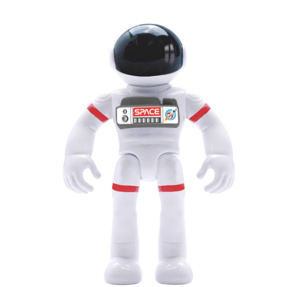 Forschungsraumfahrzeug mit Astronaut