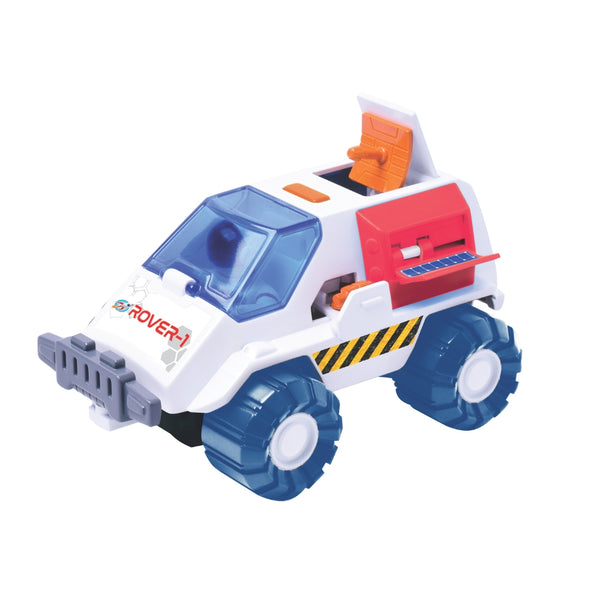 Forschungsraumfahrzeug mit Astronaut