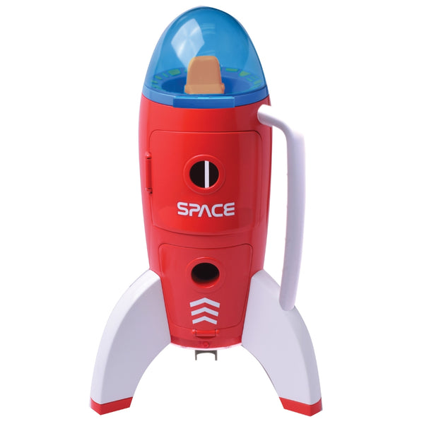 Große Weltraumrakete mit Astronauten