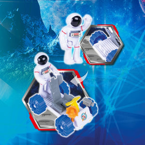 Raumfahrzeug mit Astronaut