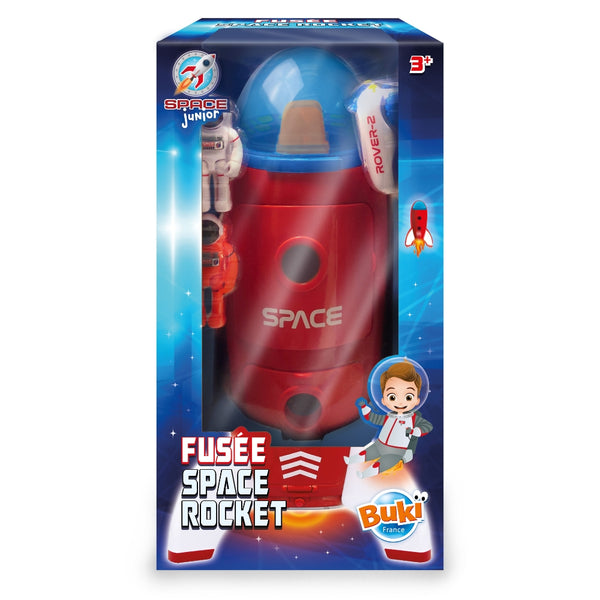 Große Weltraumrakete mit Astronauten