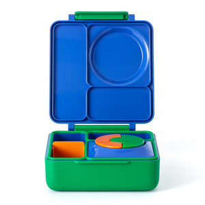 Lunchbox mit Thermoskanne OmieBox – Monster Blue