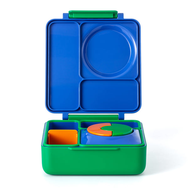 Lunchbox mit Thermoskanne OmieBox – Monster Blue