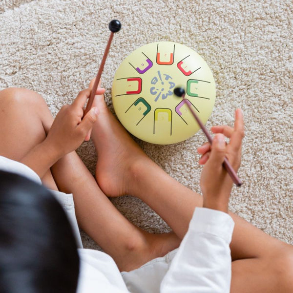 Sprach-Trommel Baby Tambu – Gelb Mellow