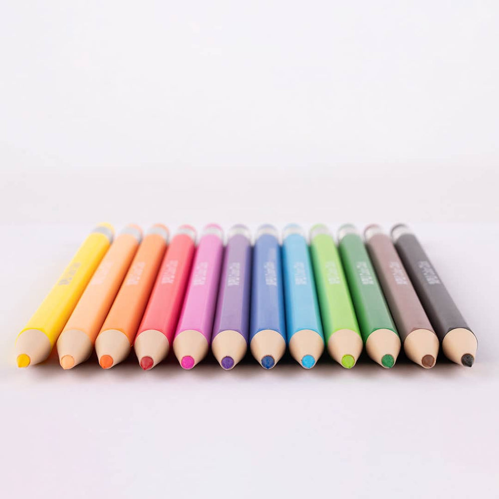 Buntstifte mit austauschbaren Minen Color Click, 12 Stück