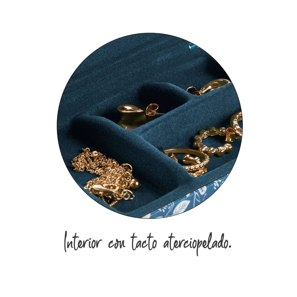 Schmuckkästchen mit Spiegel – Ocean Flowers