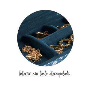 Schmuckkästchen mit Spiegel – Ocean Flowers