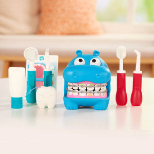 Lernset zum Zähneputzen und Zahnarzt spielen – Hippodontist 15 Teile