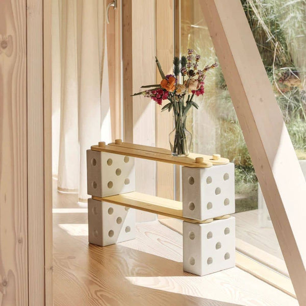 Balance Track Set – Sandgrau/Honiggelb