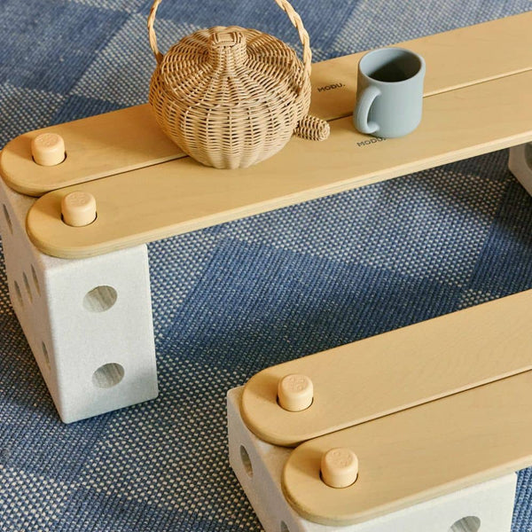 Balance Track Set – Sandgrau/Honiggelb