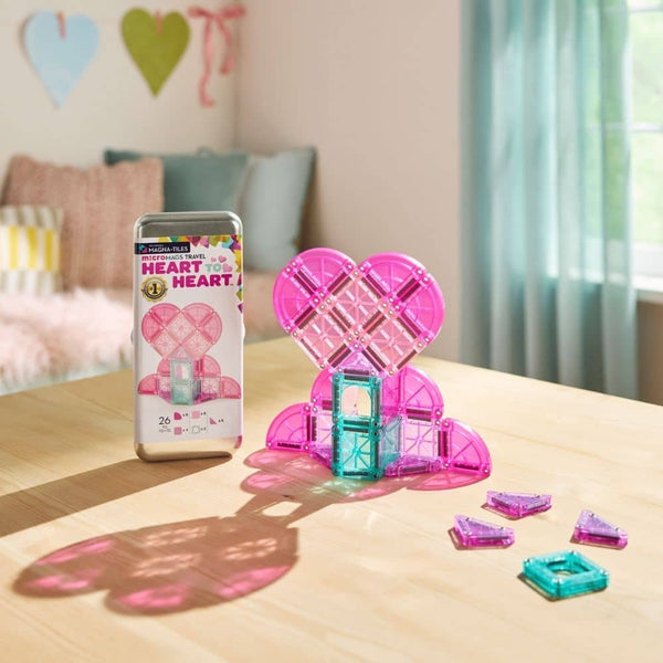 Magnetklötze – microMAGS Heart to Heart Travel 26 Teile