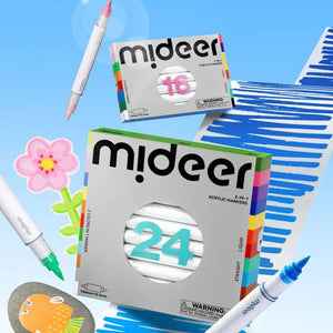 Doppelseitige Acrylmarker 2in1 – 16 Farben