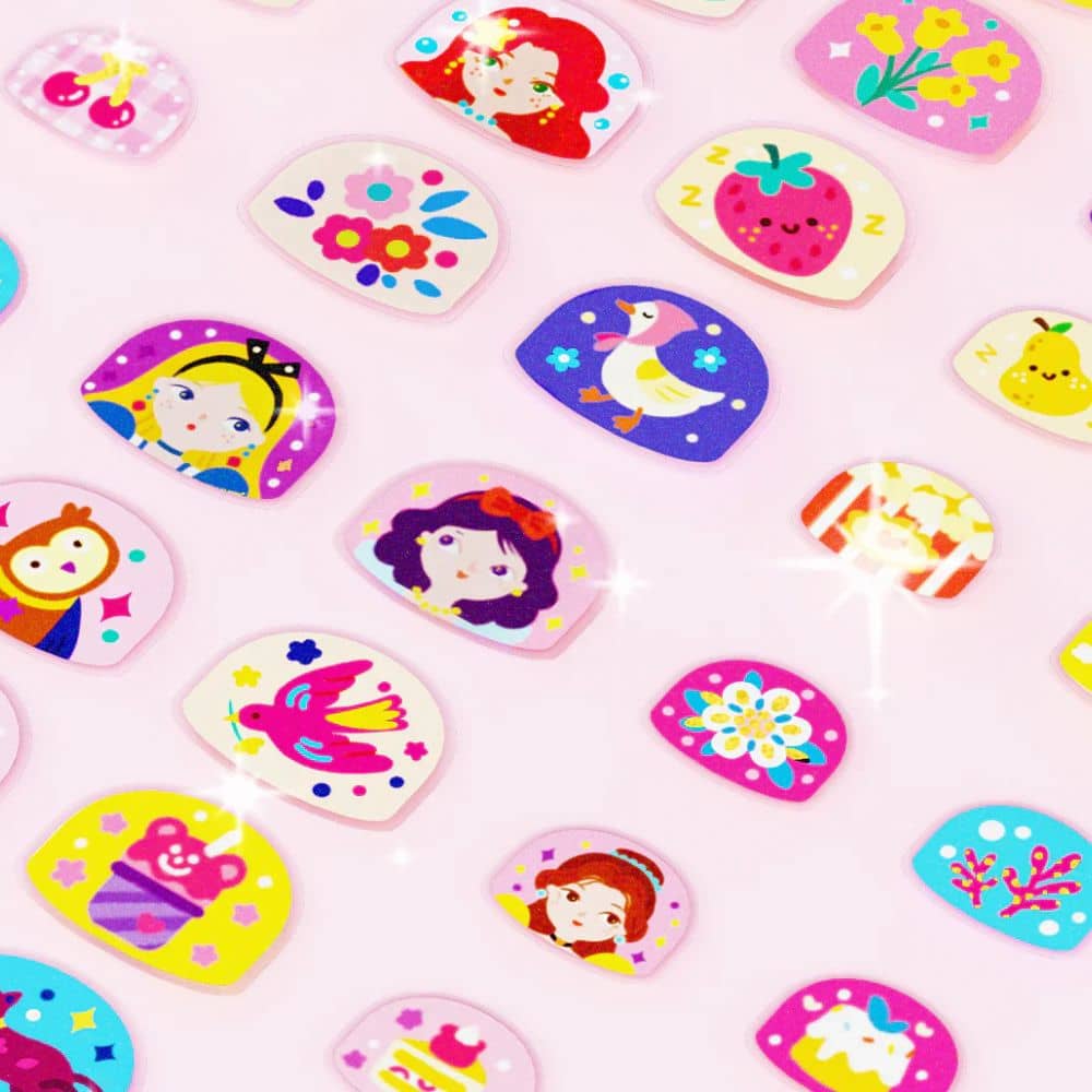 Nagelaufkleber – Treffen im Garten