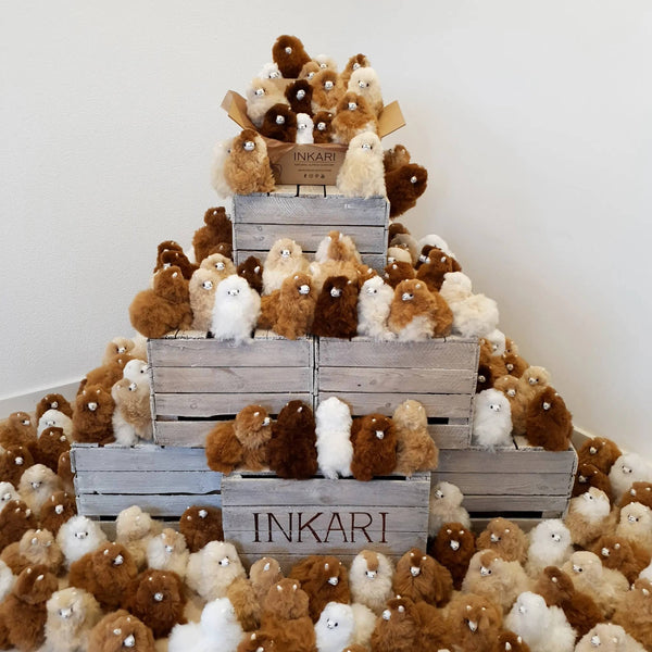 Plüsch-Maskottchen Alpaka Naturals – Vanilla 32 cm