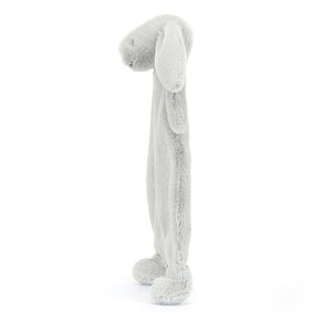 Kuscheltuch Hase - Silber 27 cm