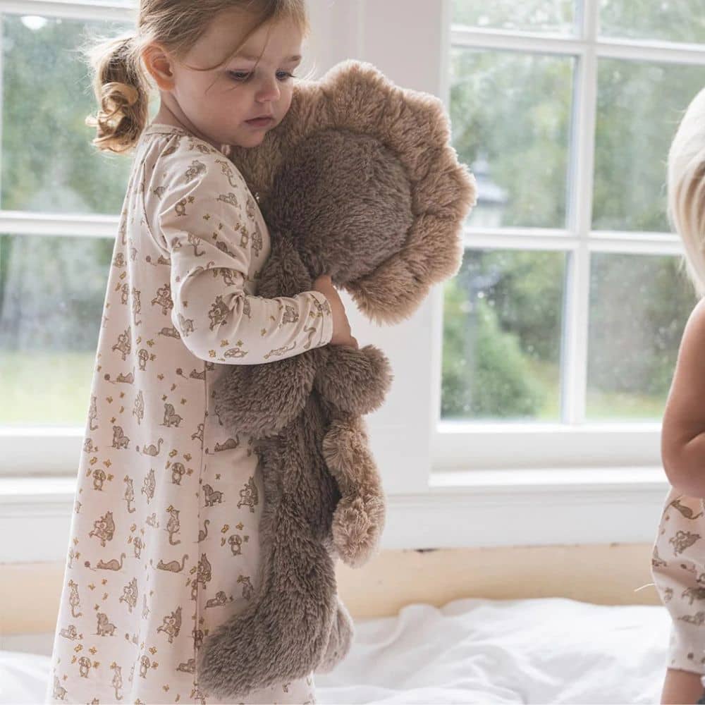 Kuscheltier mit Gewicht – Dino