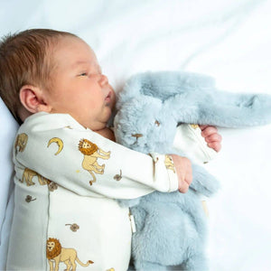 Kuscheltier mit Gewicht – Mini-Hase Teddy Blue