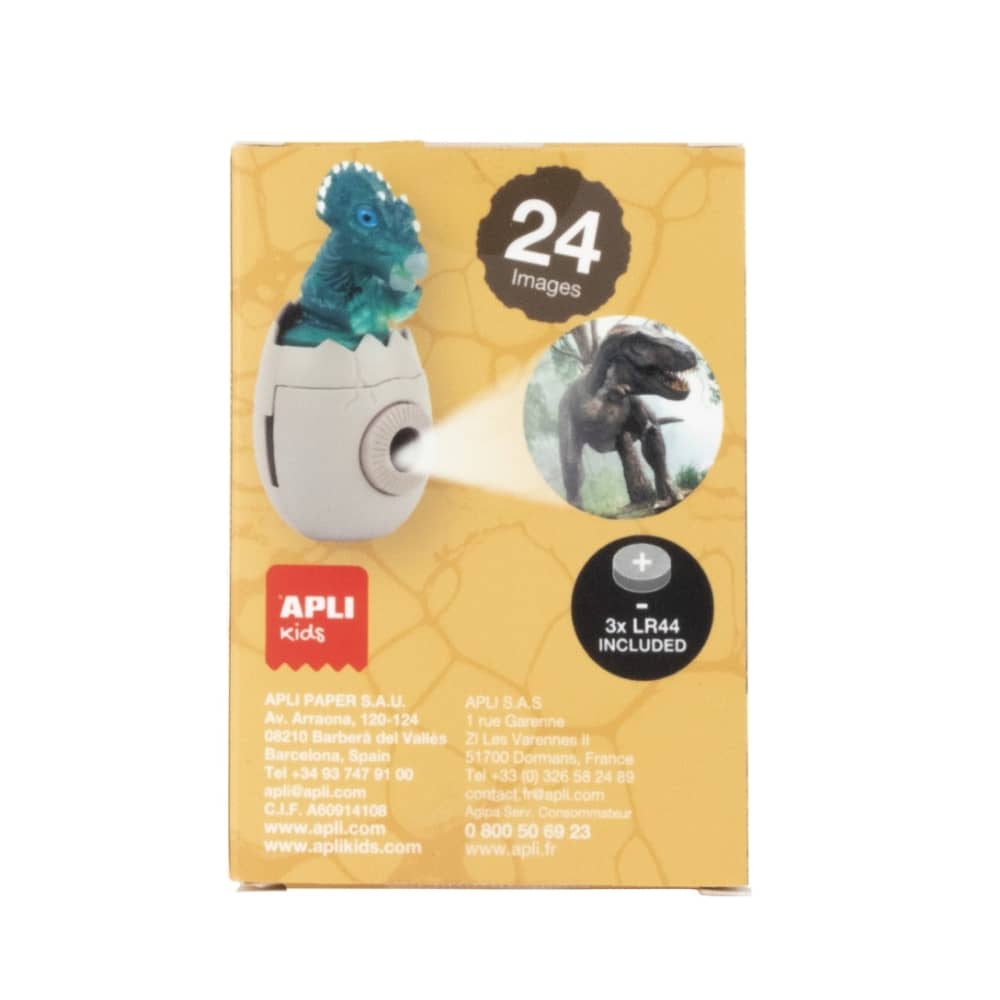 Projektor mit austauschbaren Discs – Triceratops-Dinosaurier