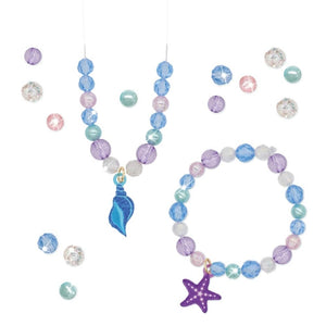 Set zum Basteln von Halsketten und Armbändern DIY Kit – Muschel
