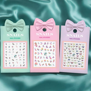Nagelsticker für Kinder – Butterfly Garden