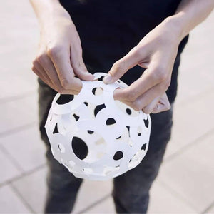 Innovatives faltbares Modularspielzeug FOOOTY – Schwarz