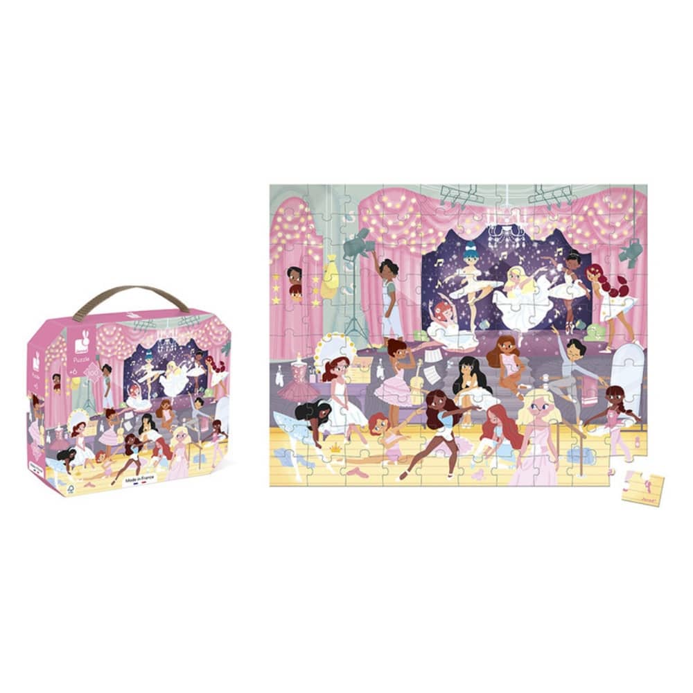 Puzzle im Koffer – Tänzerinnen, 100 Teile