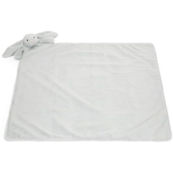 Plüschhase mit Decke – Silber 70 cm