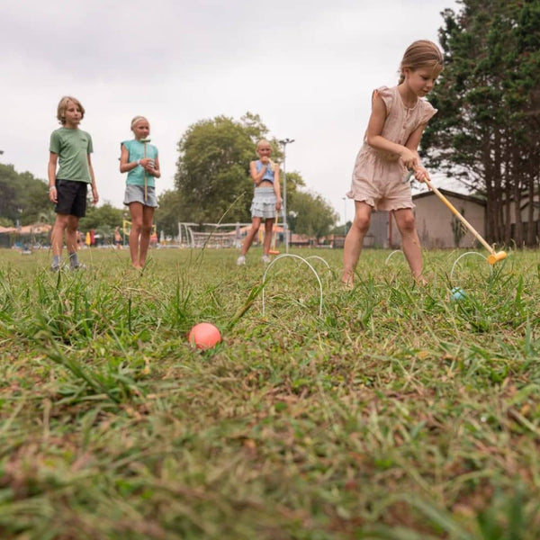 Krocket-Set aus Holz