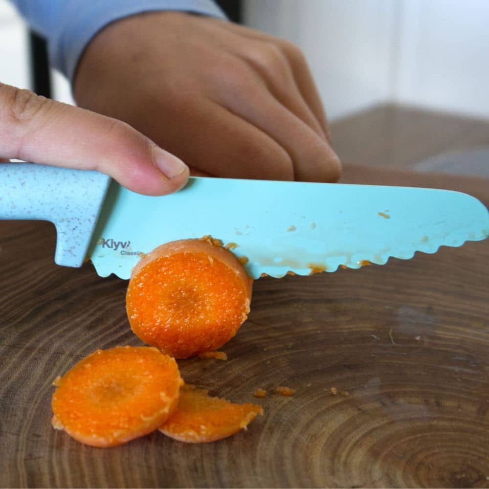 Klassisches Kindermesser Klyv Classic – Meeresblau