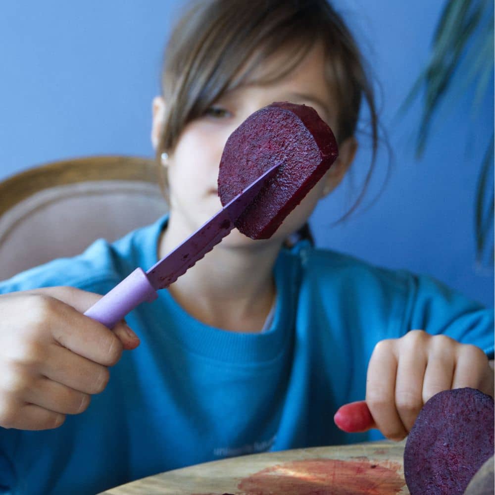 Klassisches Kindermesser Klyv Classic – Rostrot