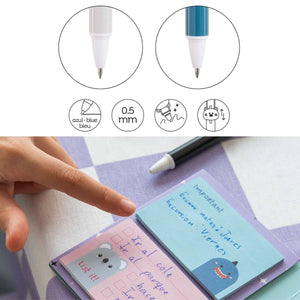 Radierbare Stifte im Set – Panda & Bär (2 Stück)