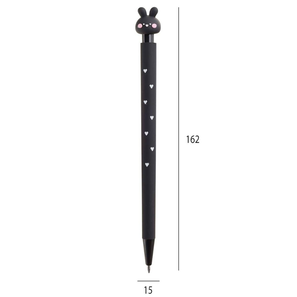Druckbleistift-Set mit Ersatzminen – Schwarzes Häschen (0,5 mm, 2B)
