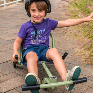 Kinderfahrzeug & Sitz-Gokart mit Beinantrieb - Classic Purple (3-12 Jahre)