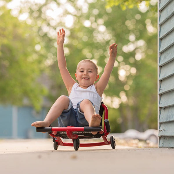 Kinderfahrzeug & Sitz-Gokart mit Beinantrieb - Classic Purple (3-12 Jahre)